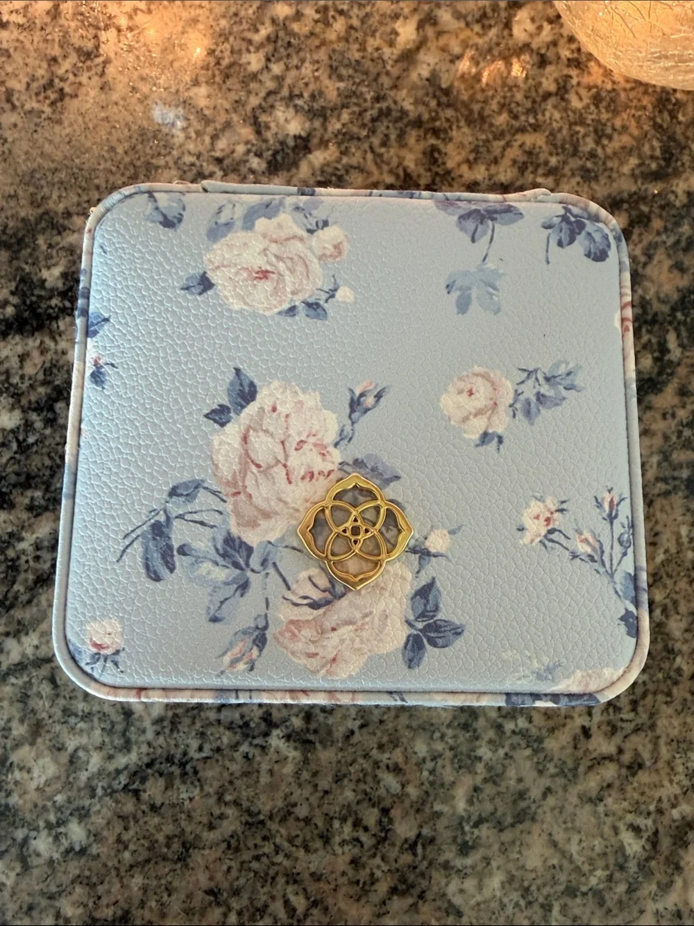 Kendra Scott x LoveShackFancy Small Zip Jewelry Case